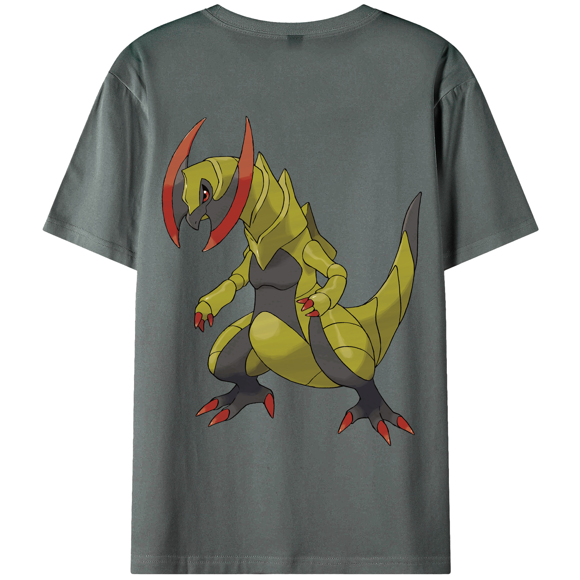 （画像用） ポケットモンスター Pokémon 綿100％ メンズ半袖Tシャツ（バックプリント） 通気性